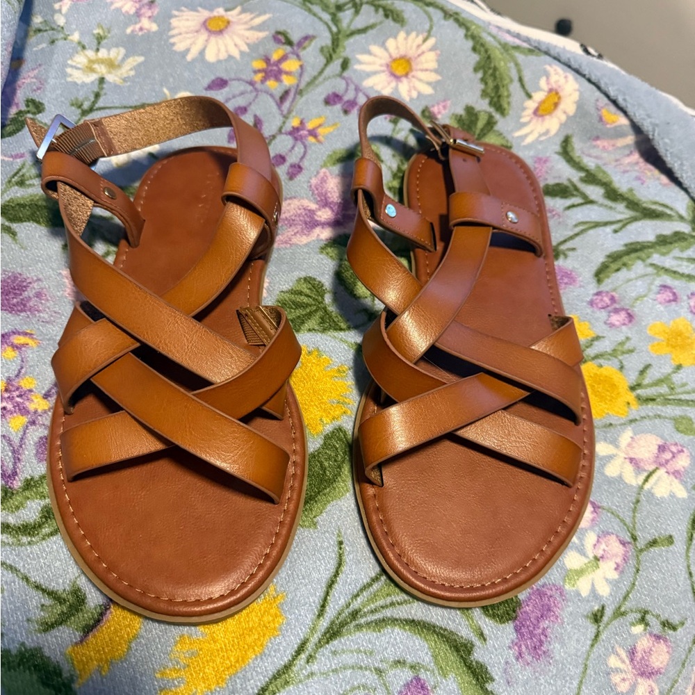 Brown Leather Sandals